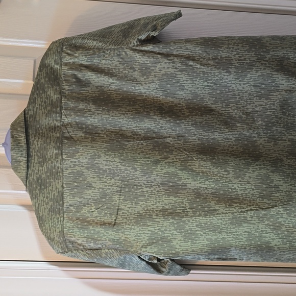 AIRWALK BRAND MENS UTILITY WOVEN FRONT ZIP GREEN CAMO SHIRT SIZE MEDIUM - Picture 9 of 16